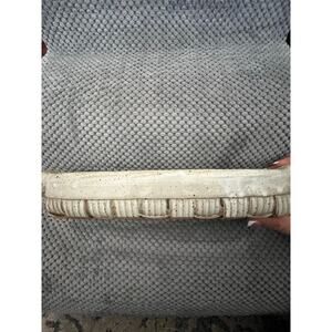 Parmentier North Carolina Art Pottery Basket Weave Ceramic Basket Vintage